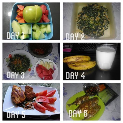 Contoh Menu Diet 7 Hari - Molly May